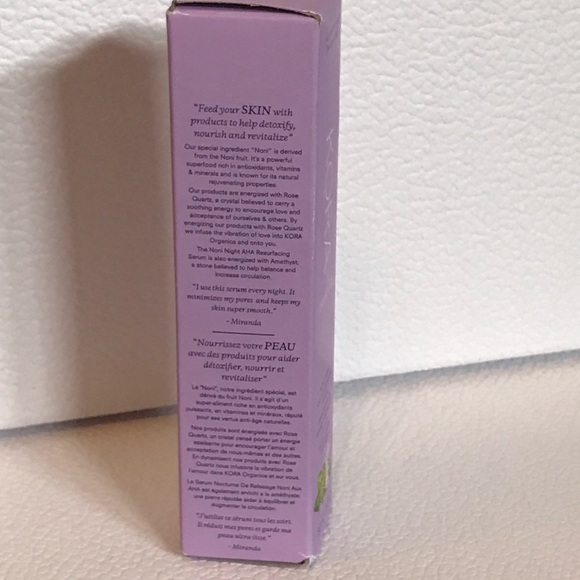 🆕 KORA ORGANICS Noni Night AHA Resurfacing Serum 30 mL NIB - Picture 7 of 9